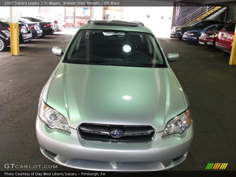 Brilliant Silver Metallic / Off-Black 2007 Subaru Legacy 2.5i Wagon
