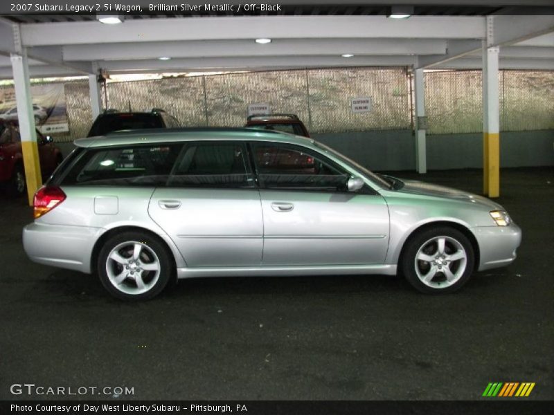 Brilliant Silver Metallic / Off-Black 2007 Subaru Legacy 2.5i Wagon