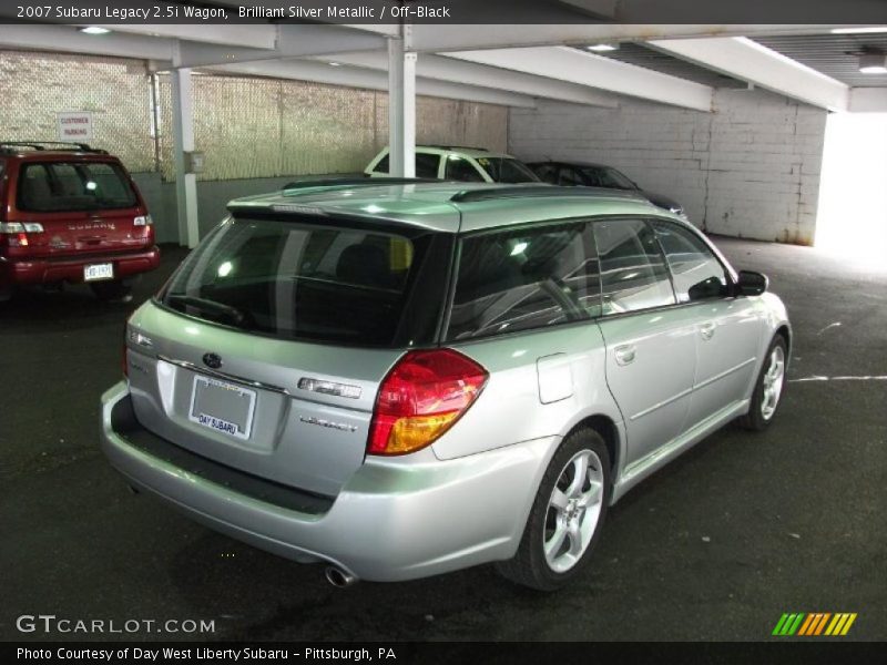 Brilliant Silver Metallic / Off-Black 2007 Subaru Legacy 2.5i Wagon