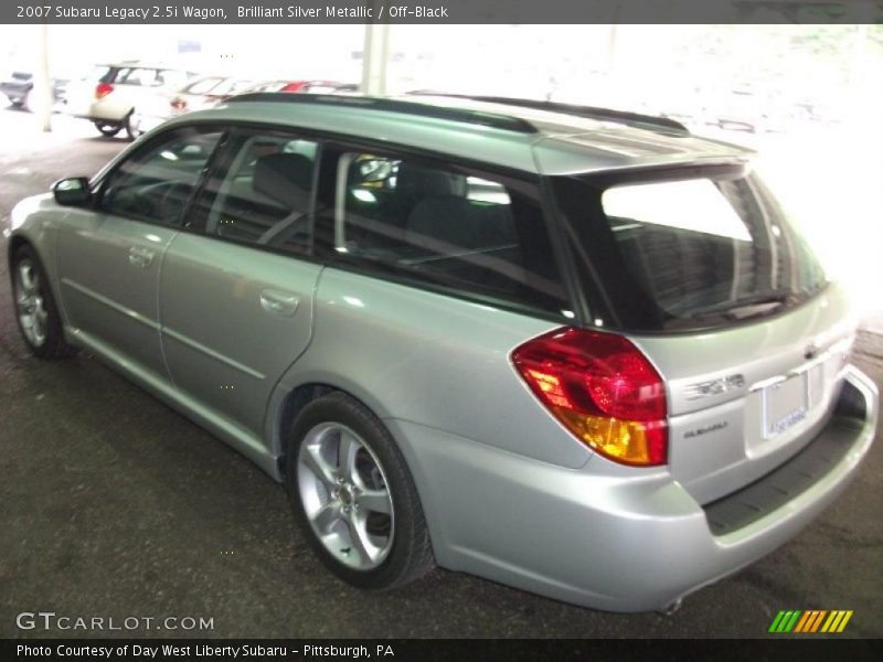 Brilliant Silver Metallic / Off-Black 2007 Subaru Legacy 2.5i Wagon
