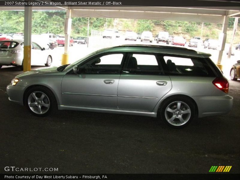 Brilliant Silver Metallic / Off-Black 2007 Subaru Legacy 2.5i Wagon