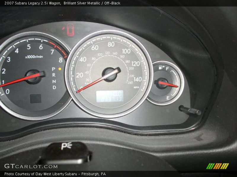Brilliant Silver Metallic / Off-Black 2007 Subaru Legacy 2.5i Wagon
