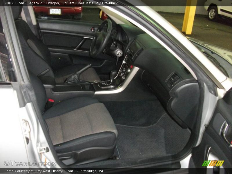 Brilliant Silver Metallic / Off-Black 2007 Subaru Legacy 2.5i Wagon