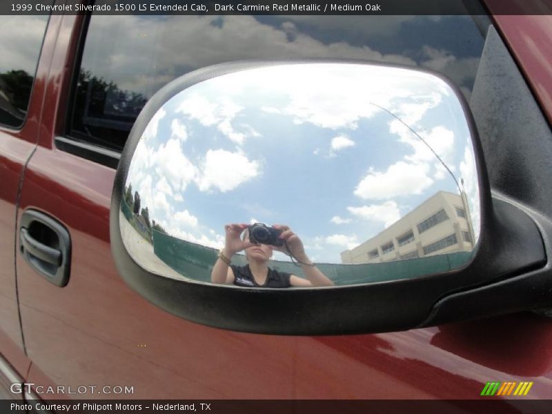 Dark Carmine Red Metallic / Medium Oak 1999 Chevrolet Silverado 1500 LS Extended Cab