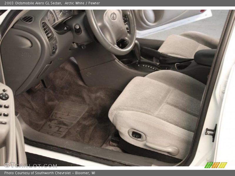 Arctic White / Pewter 2003 Oldsmobile Alero GL Sedan
