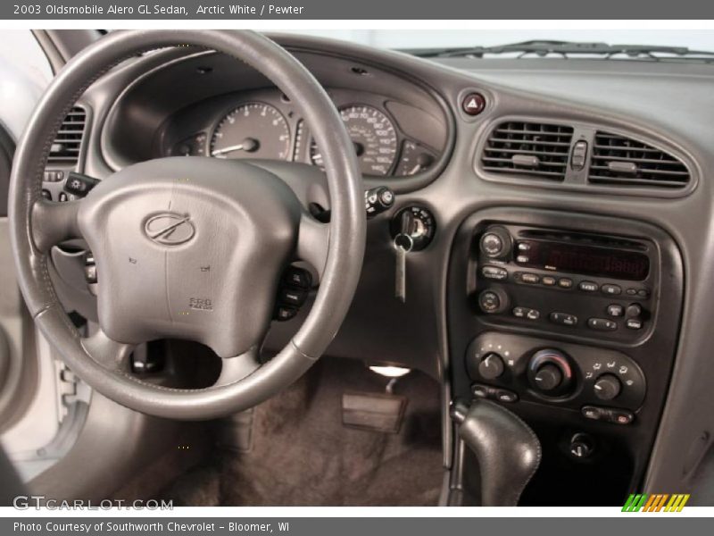 Arctic White / Pewter 2003 Oldsmobile Alero GL Sedan