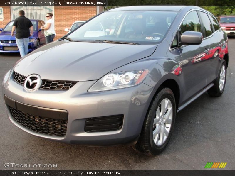 Galaxy Gray Mica / Black 2007 Mazda CX-7 Touring AWD