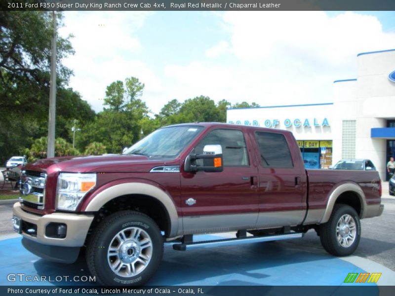 Front 3/4 View of 2011 F350 Super Duty King Ranch Crew Cab 4x4