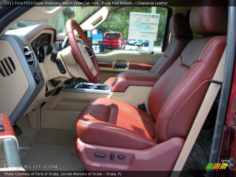 Front Seat of 2011 F350 Super Duty King Ranch Crew Cab 4x4