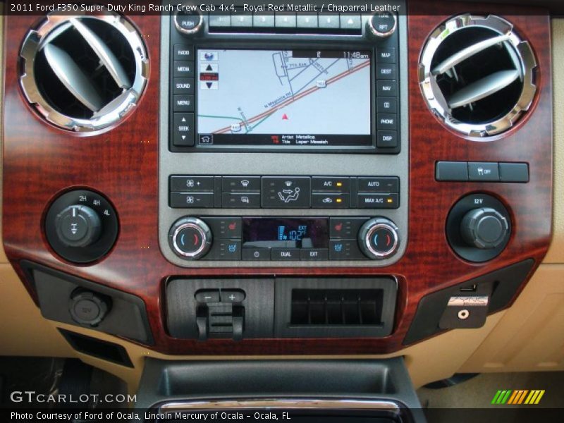 Controls of 2011 F350 Super Duty King Ranch Crew Cab 4x4