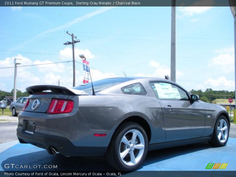 Sterling Gray Metallic / Charcoal Black 2011 Ford Mustang GT Premium Coupe