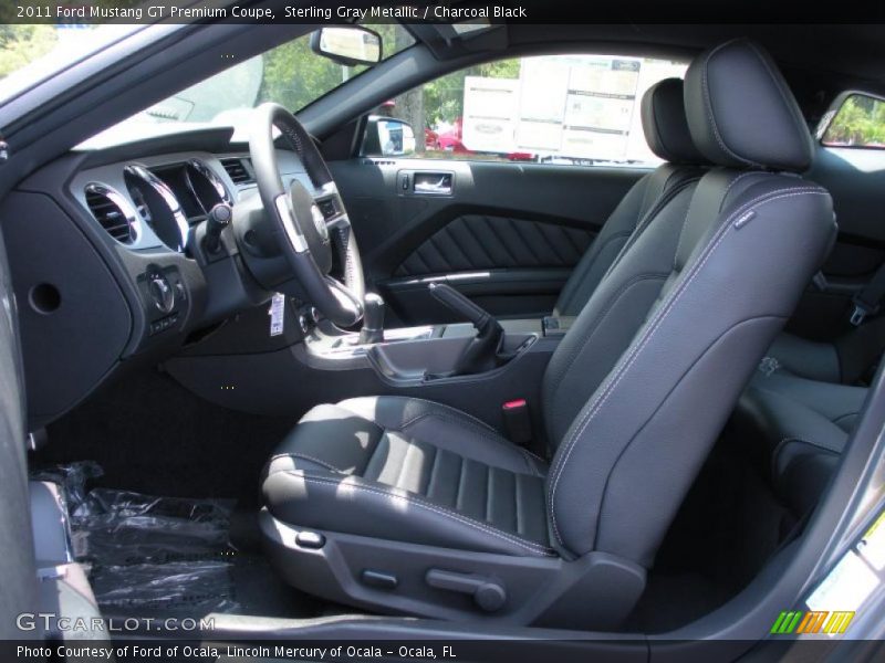 Sterling Gray Metallic / Charcoal Black 2011 Ford Mustang GT Premium Coupe
