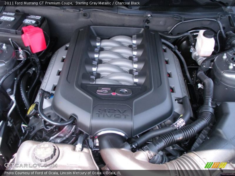 Sterling Gray Metallic / Charcoal Black 2011 Ford Mustang GT Premium Coupe