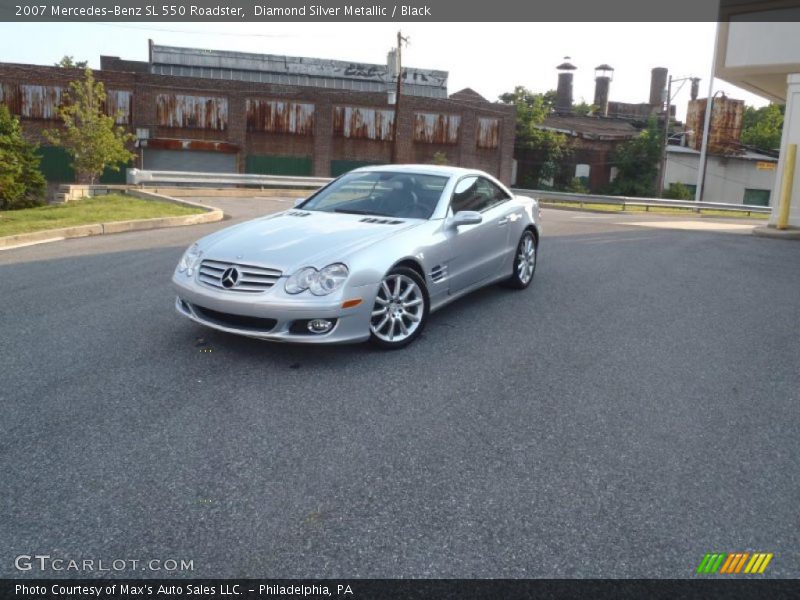 Front 3/4 View of 2007 SL 550 Roadster
