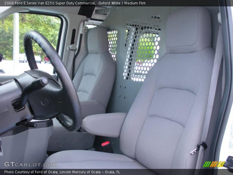 Oxford White / Medium Flint 2009 Ford E Series Van E250 Super Duty Commercial