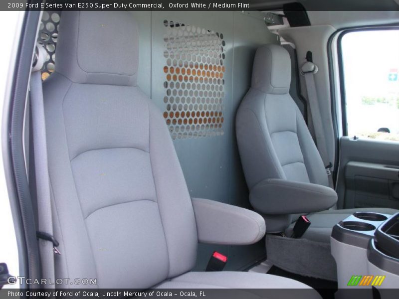Oxford White / Medium Flint 2009 Ford E Series Van E250 Super Duty Commercial