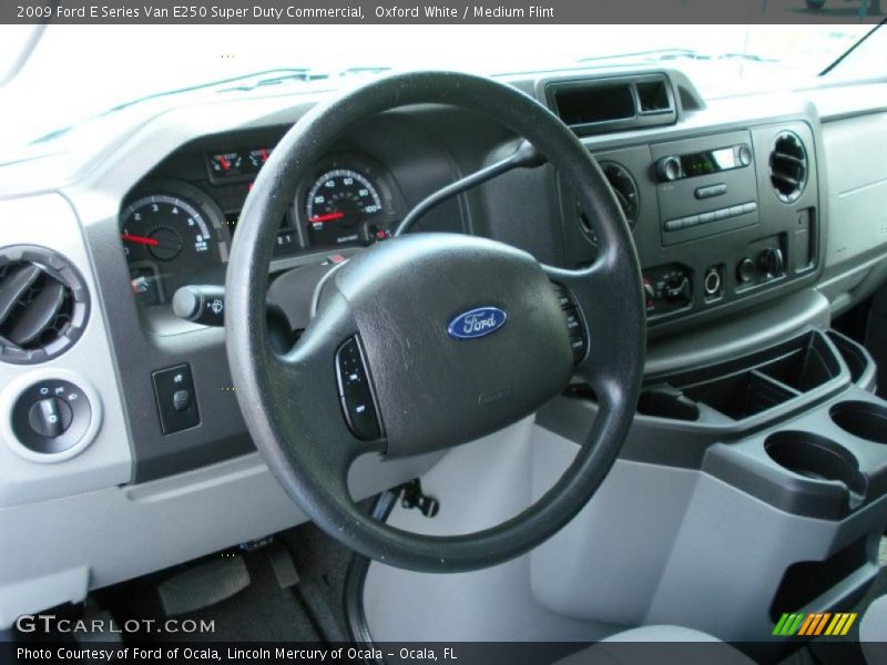 Oxford White / Medium Flint 2009 Ford E Series Van E250 Super Duty Commercial