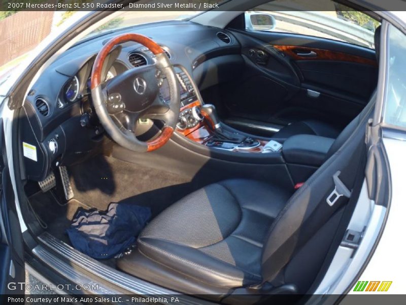  2007 SL 550 Roadster Black Interior