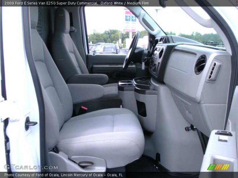 Oxford White / Medium Flint 2009 Ford E Series Van E250 Super Duty Commercial