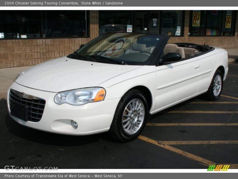 Stone White / Sandstone 2004 Chrysler Sebring Touring Convertible