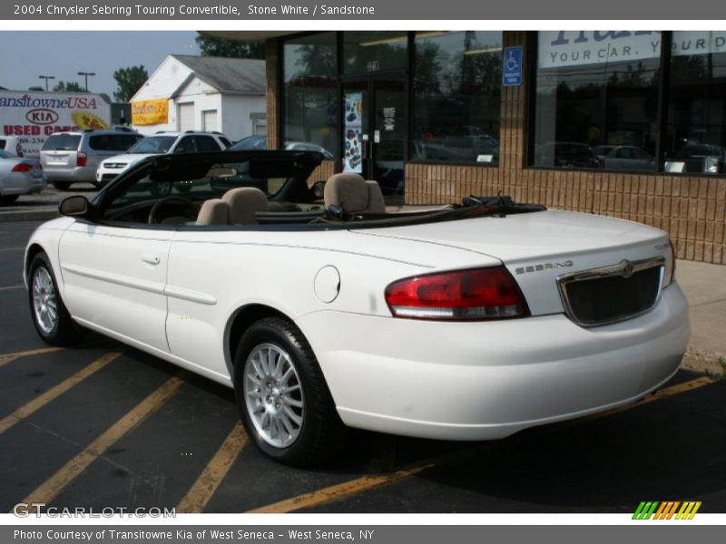 Stone White / Sandstone 2004 Chrysler Sebring Touring Convertible