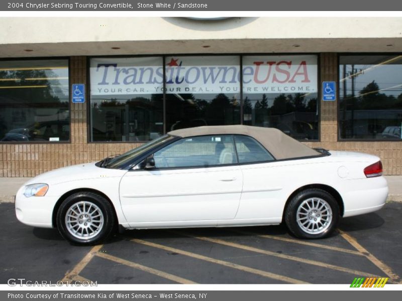 Stone White / Sandstone 2004 Chrysler Sebring Touring Convertible