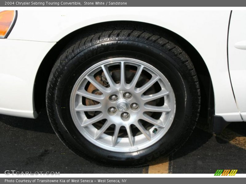 Stone White / Sandstone 2004 Chrysler Sebring Touring Convertible