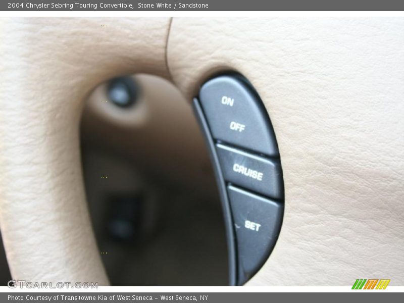 Stone White / Sandstone 2004 Chrysler Sebring Touring Convertible