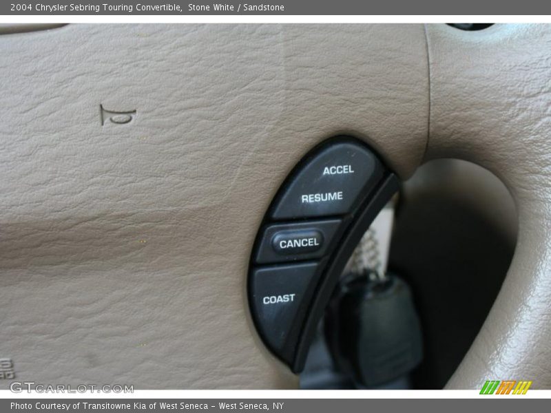 Stone White / Sandstone 2004 Chrysler Sebring Touring Convertible