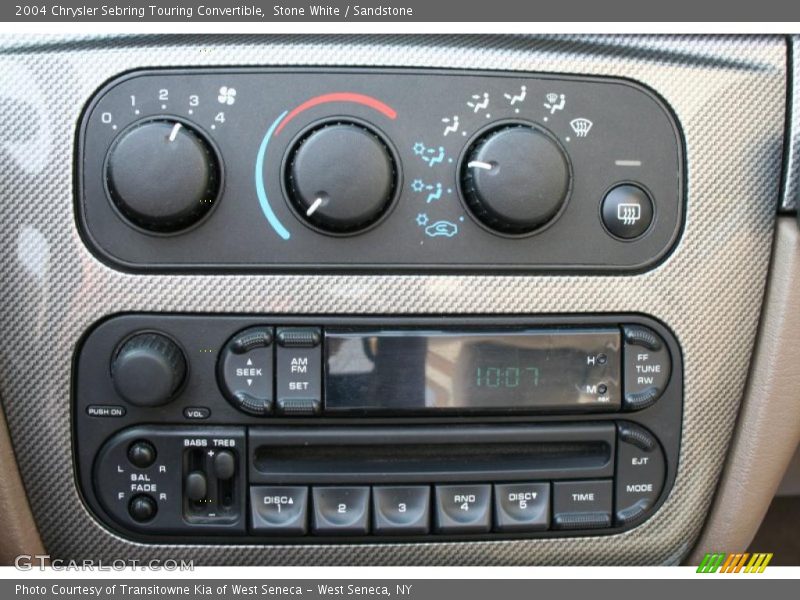 Stone White / Sandstone 2004 Chrysler Sebring Touring Convertible