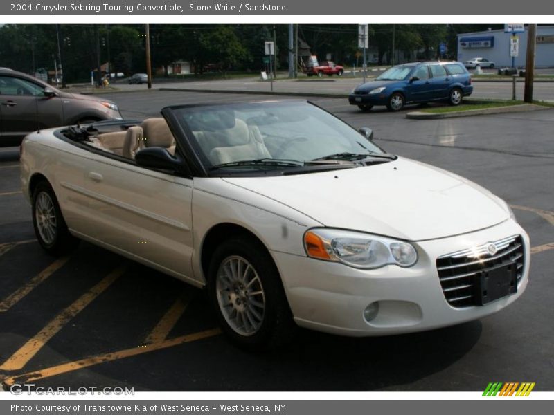 Stone White / Sandstone 2004 Chrysler Sebring Touring Convertible