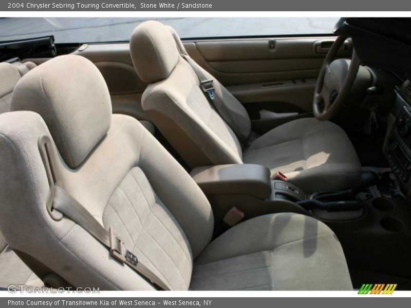 Stone White / Sandstone 2004 Chrysler Sebring Touring Convertible
