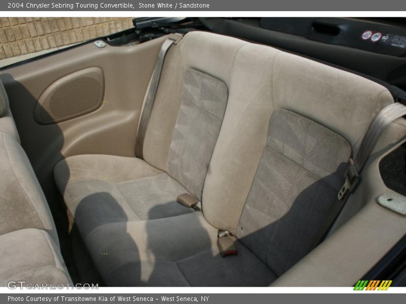 Stone White / Sandstone 2004 Chrysler Sebring Touring Convertible