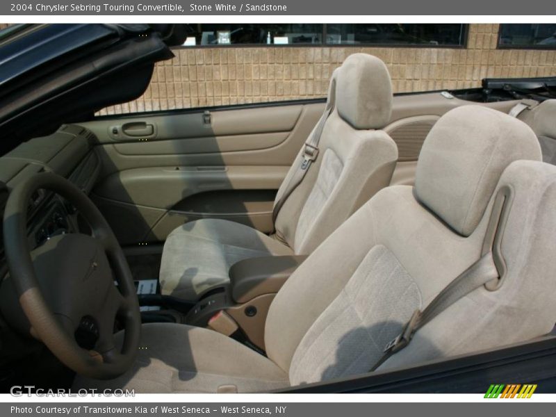 Stone White / Sandstone 2004 Chrysler Sebring Touring Convertible
