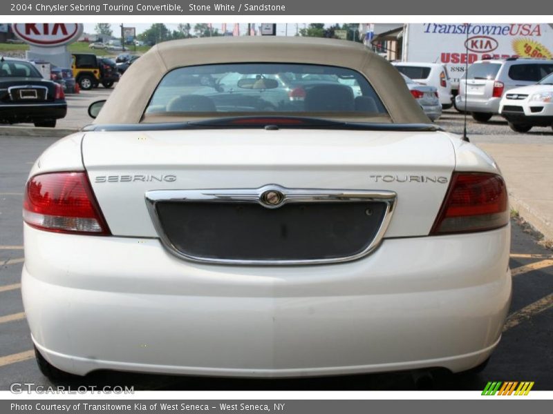 Stone White / Sandstone 2004 Chrysler Sebring Touring Convertible