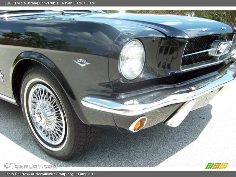Raven Black / Black 1965 Ford Mustang Convertible