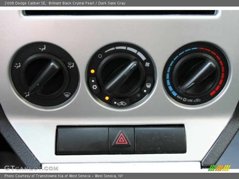 Brilliant Black Crystal Pearl / Dark Slate Gray 2008 Dodge Caliber SE