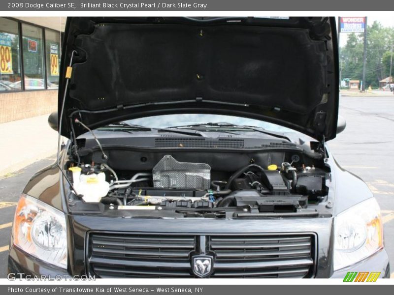 Brilliant Black Crystal Pearl / Dark Slate Gray 2008 Dodge Caliber SE