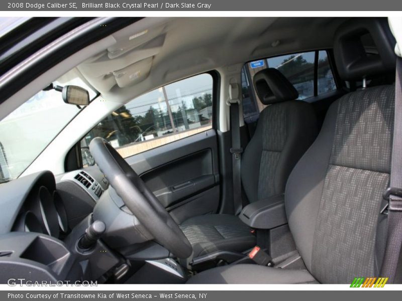 Brilliant Black Crystal Pearl / Dark Slate Gray 2008 Dodge Caliber SE