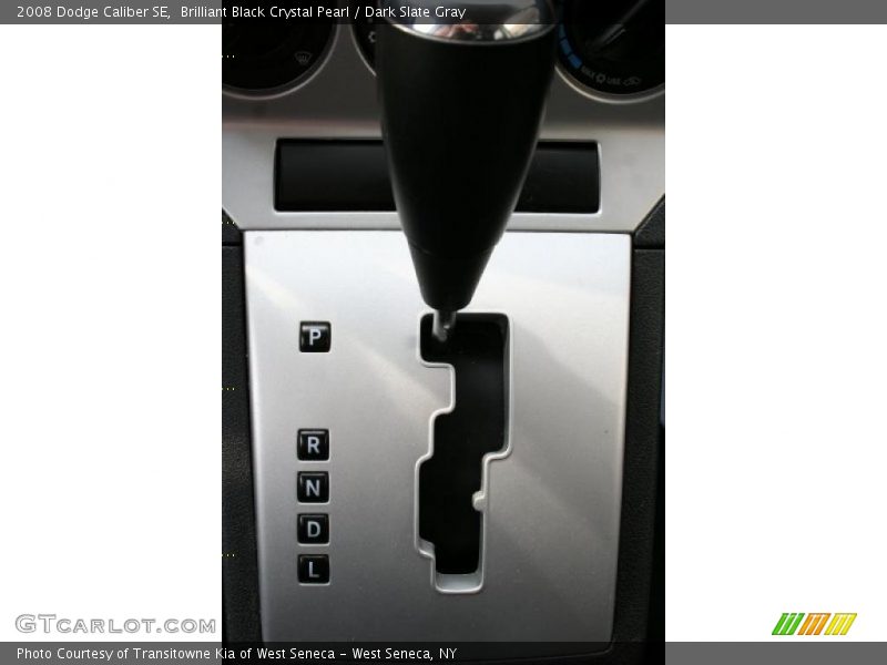 Brilliant Black Crystal Pearl / Dark Slate Gray 2008 Dodge Caliber SE