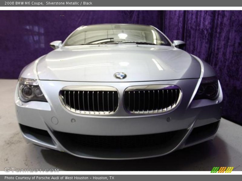 Silverstone Metallic / Black 2008 BMW M6 Coupe