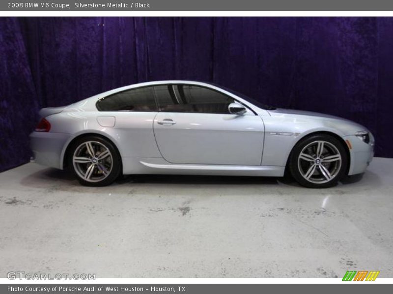 Silverstone Metallic / Black 2008 BMW M6 Coupe