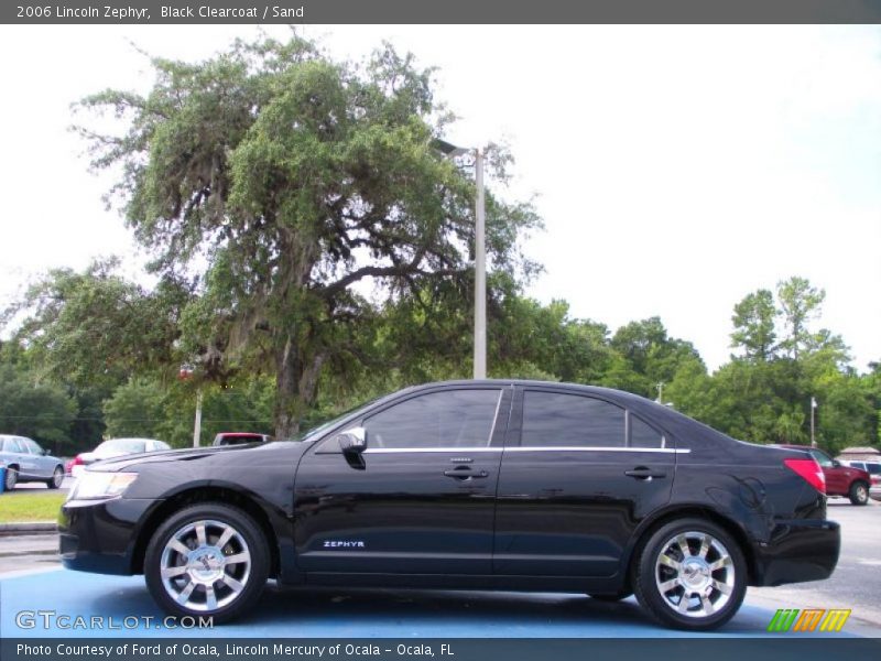 Black Clearcoat / Sand 2006 Lincoln Zephyr