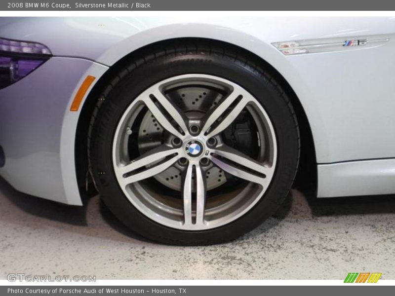 Silverstone Metallic / Black 2008 BMW M6 Coupe