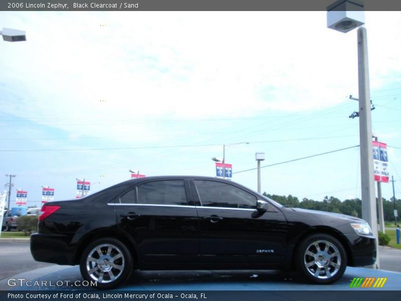 Black Clearcoat / Sand 2006 Lincoln Zephyr