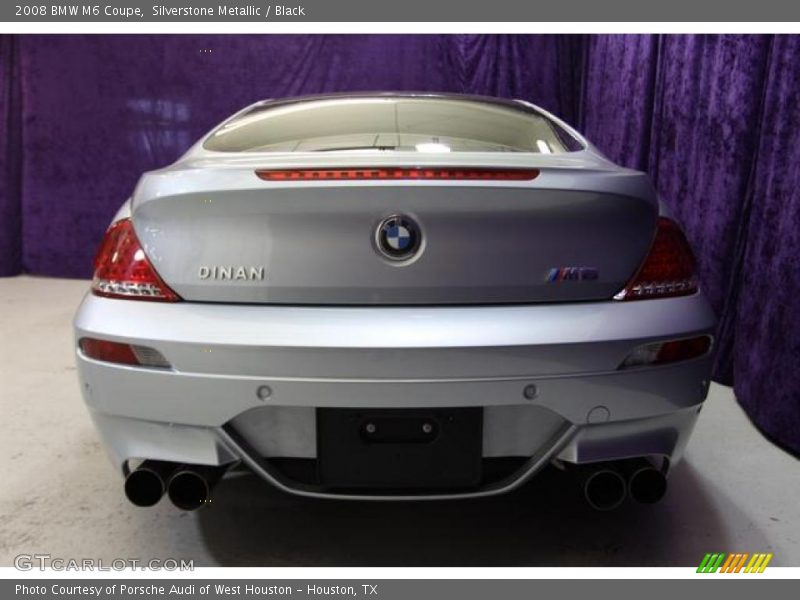 Silverstone Metallic / Black 2008 BMW M6 Coupe