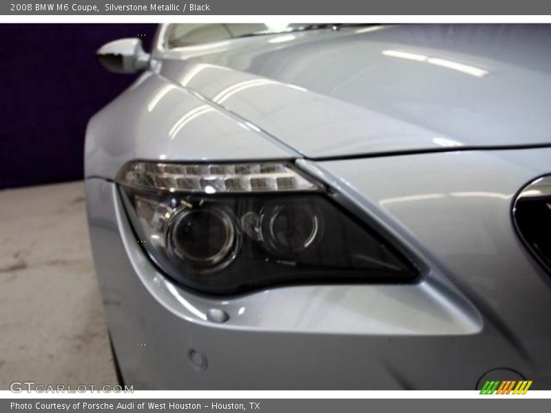 Silverstone Metallic / Black 2008 BMW M6 Coupe