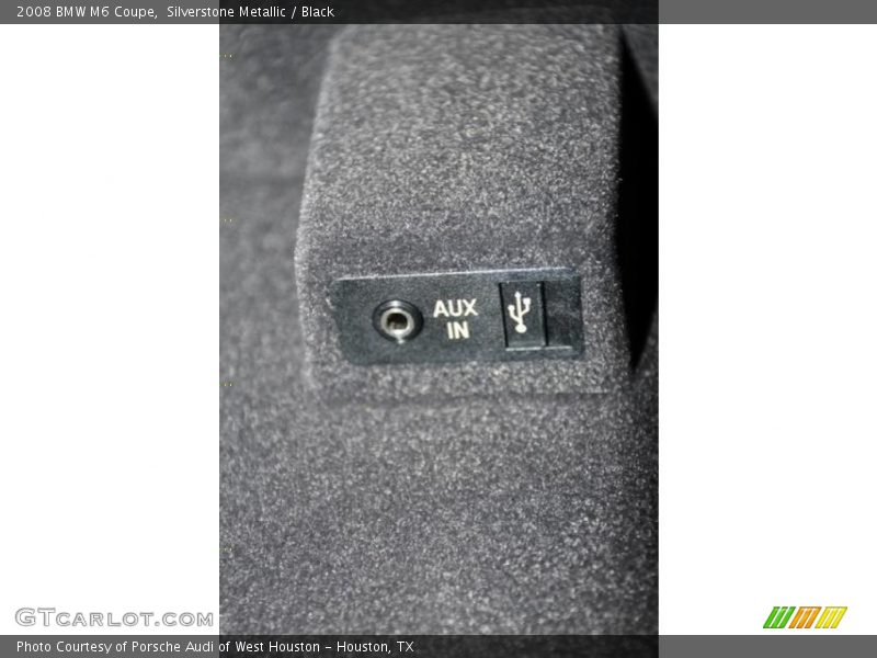 Silverstone Metallic / Black 2008 BMW M6 Coupe