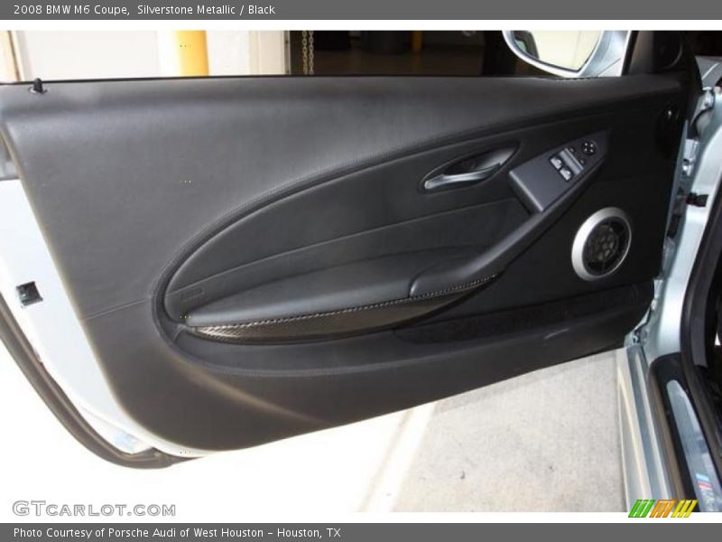 Silverstone Metallic / Black 2008 BMW M6 Coupe