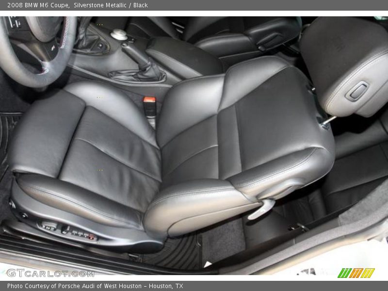 Silverstone Metallic / Black 2008 BMW M6 Coupe